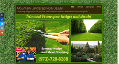 Desktop Screenshot of mountainlandscapingdesign.com
